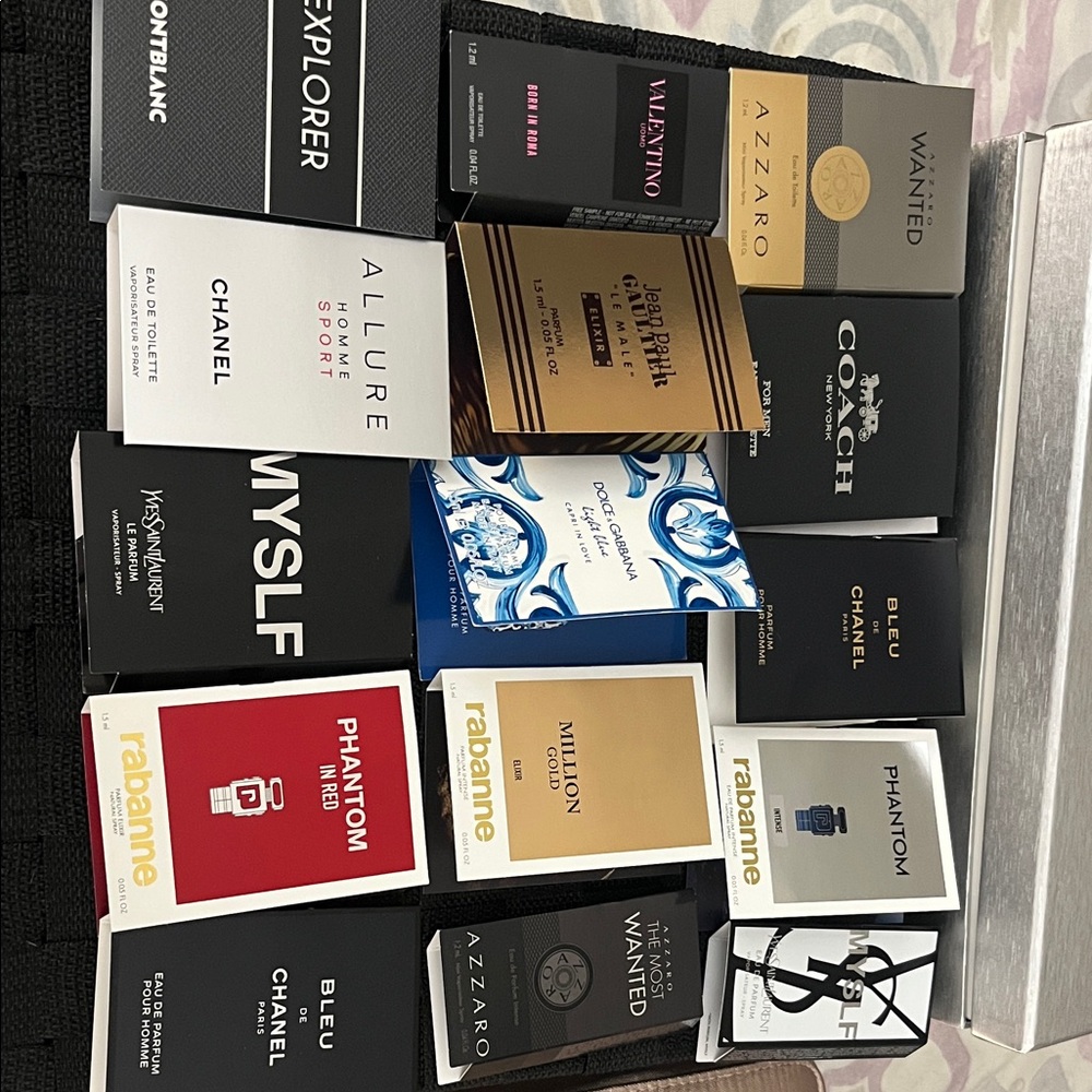Assorted Fragrance Sample Collection